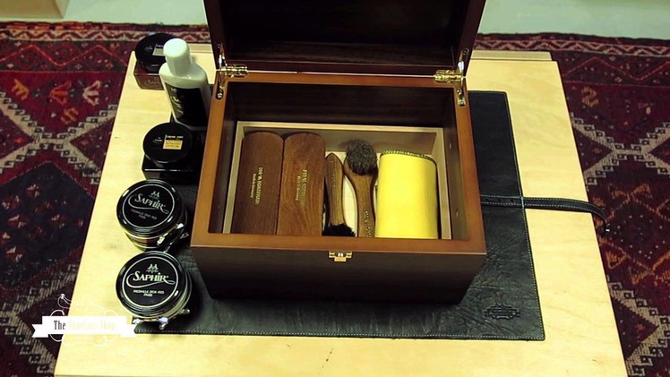 How to store your shoe care set in style