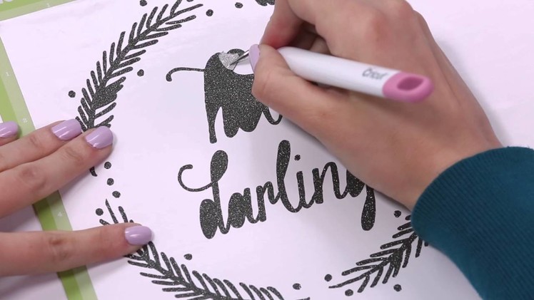 How to Use Glitter Vinyl and Strong Grip Transfer Tape