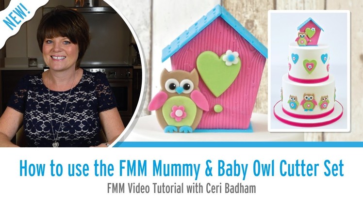 How to use the FMM Mummy and Baby Owl Cutter Set
