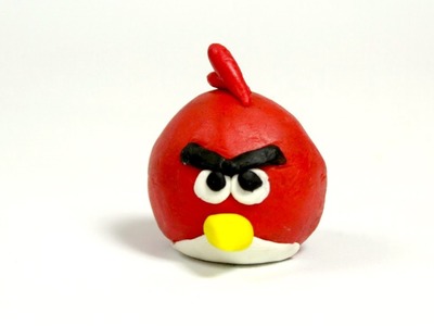 Play-doh Stop-motion How to Make Red Bird from Angry Birds
