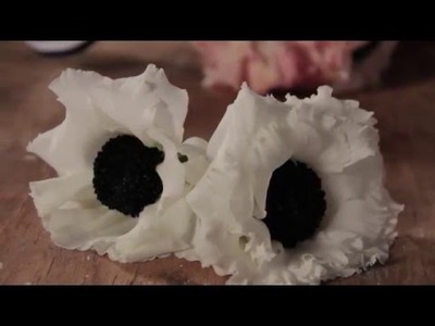 Spray Tips:  How To Make Faux Anemones with Design Master Flat Black
