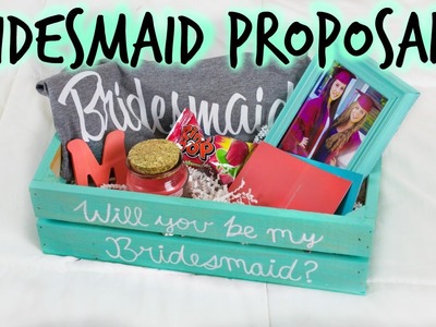 DIY BRIDESMAID PROPOSAL BOX & GIFTS! How I Asked My Bridal Party! || Wedding Series