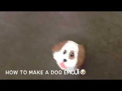 DIY How to Make a Squishy Dog Emoji