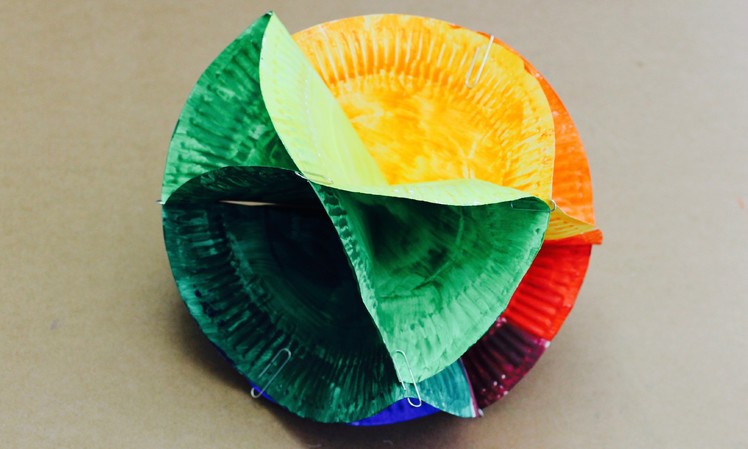 Easy craft: How to make a 3D colour wheel