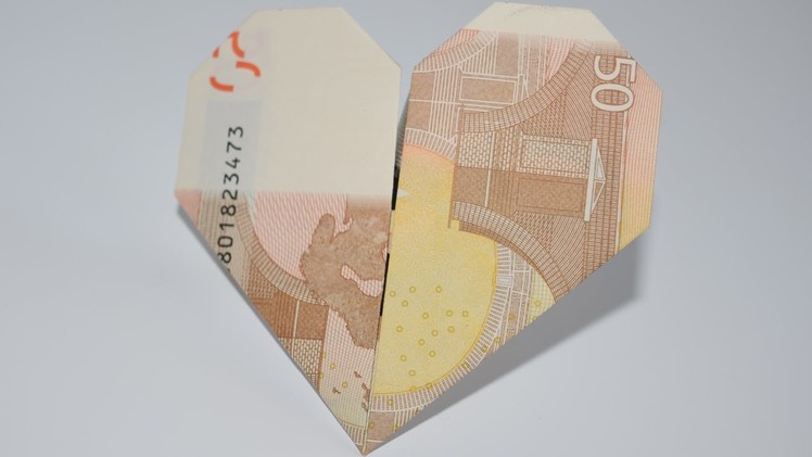 Euro Origami: Heart | 50 Euro | Easy tutorials and how to's for everyone #Urbanskills