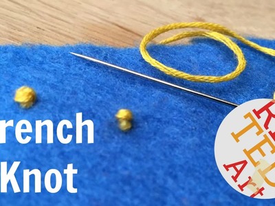 French Knot How To - Basic Sewing (Embroidery & Hand Sewing)