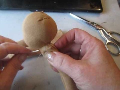 How to attach waldorf doll arms