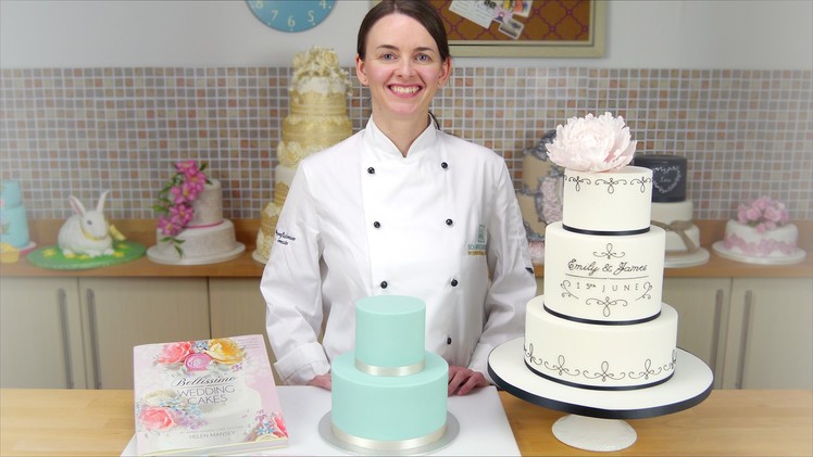 How To Cover A Cake In Sugarpaste & Achieve Sharp, Crisp Edges