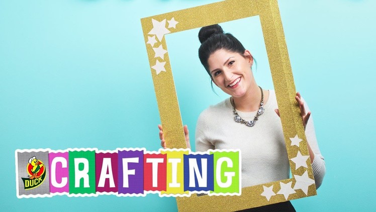 How to Craft a Duck Glitter® Crafting Tape Photo Booth Frame