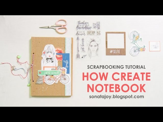 How to create notebook. Kaisercraft Boho Dreams collection
