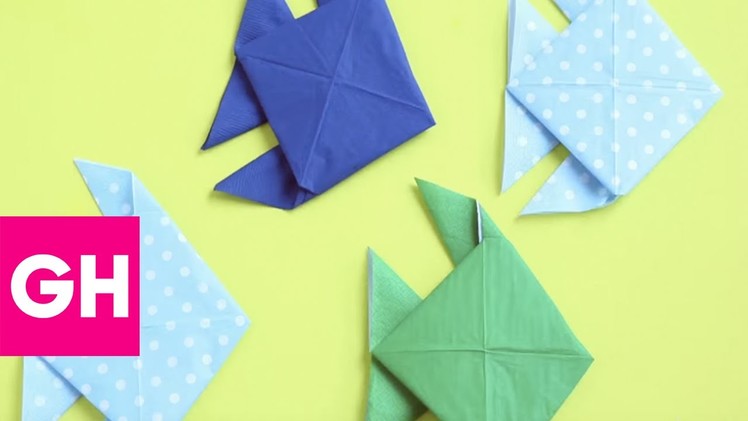 How To Fold a Fish Napkin with @OrigamiTree | GH