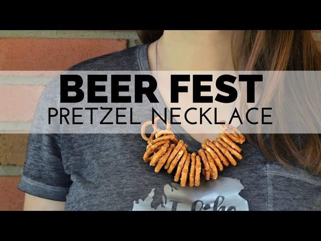 How to Make a Beer Fest Pretzel Necklace