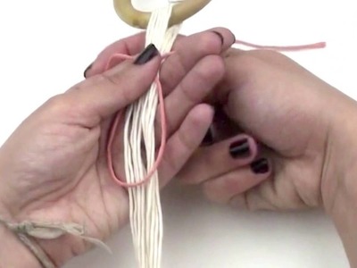 How to make a Gathering knot in macrame | WE ARE KNITTERS