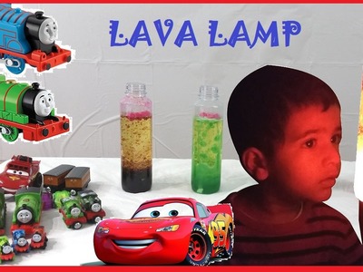 How to Make a Lava Lamp - Easy Science Experiments for Kids with Awesome Thomas and Friends trains
