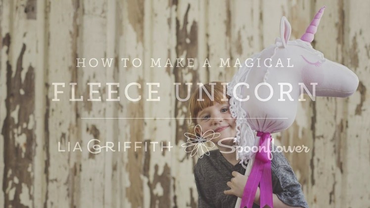 How to Make a Magical Unicorn Hobby Horse | Spoonflower