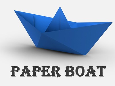 How to Make a Paper Boat, origami : Fast & Easy. 