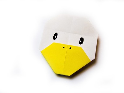 How to make a paper duck face