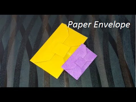 How to make a Paper Envelope: Without Glue or Tape