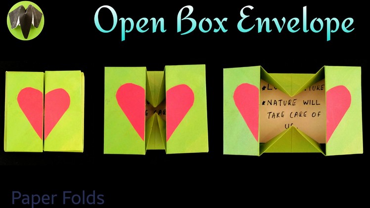 How to make a Paper "Open Box Envelope ✉ " - Useful Origami Tutorial 