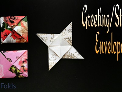 How to make a Paper "Storage. Greeting Envelope ✉" for Mother's day - Useful Origami Tutorial 