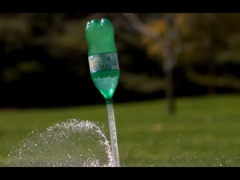 How to make a water rocket with a plastic bottle