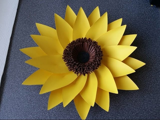 How To Make Adele Giant Paper Flower (sunflower)