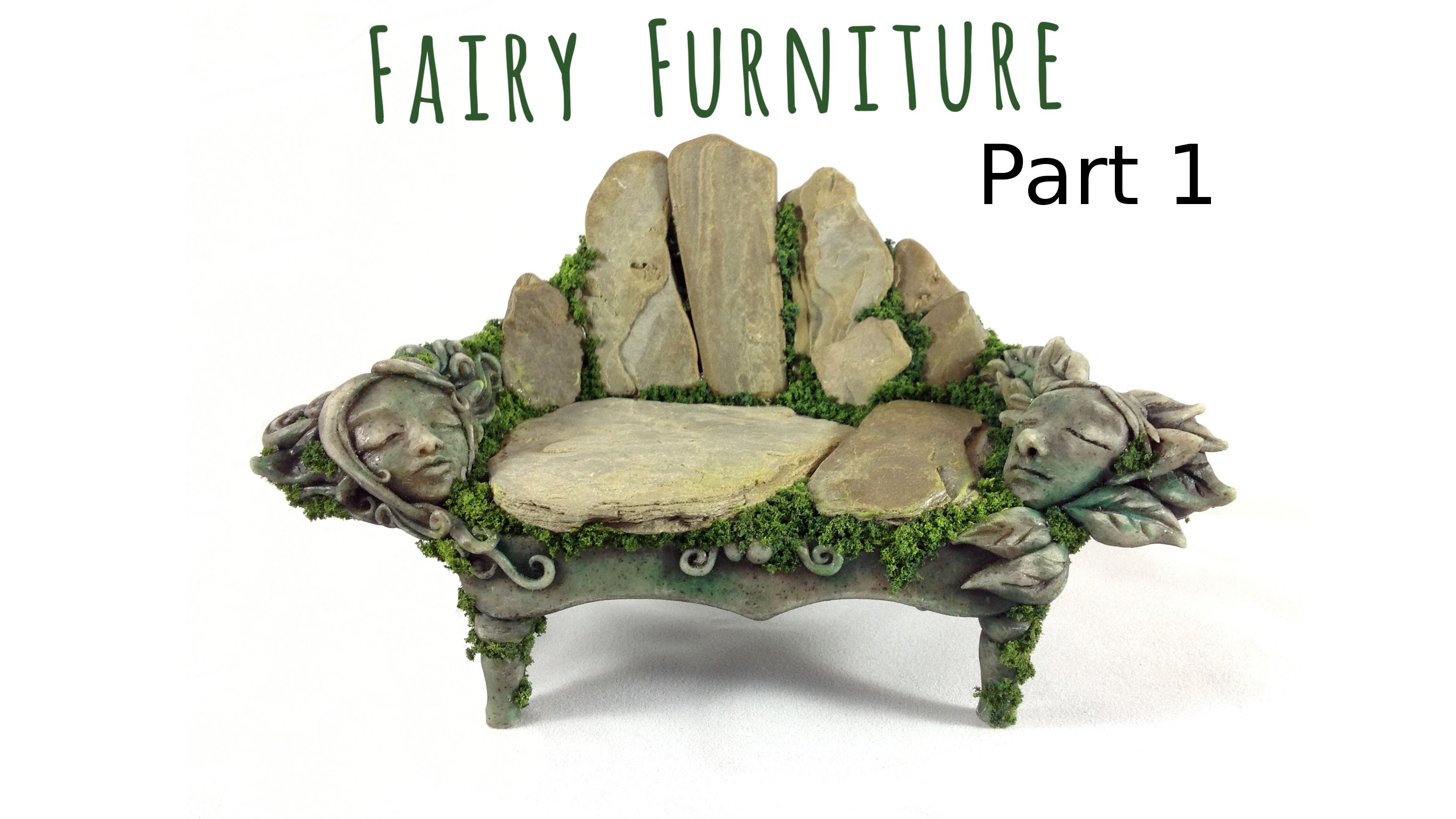 How to Make Fairy Furniture Out of Clay & Rocks: Part 1, DIY Fairy 