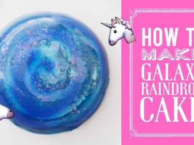 How to Make Galaxy RAINDROP CAKE | Water Cake | Ooho | Greggy's Digest
