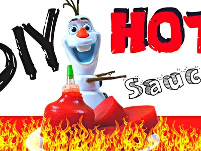 How to Make HUGE DIY Gummy HOT. SRIRACHA Sauce - @FABU ROCKS with Olaf
