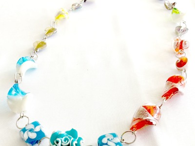 How to make necklace using jump rings