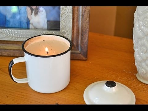 How to Make New Candles from Your Old Candles Tutorial