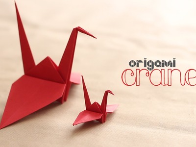 How to Make : Origami Crane