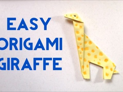 How To Make Origami Giraffe - Easy Tutorial for Beginners