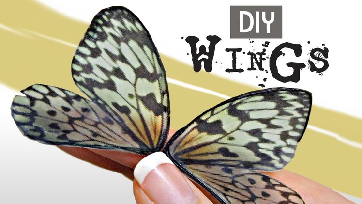 How to Make Transparent Fairy Wings- DIY