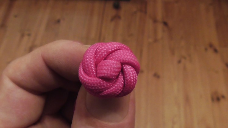 How To Tie A Rose Button Knot - Tutorial