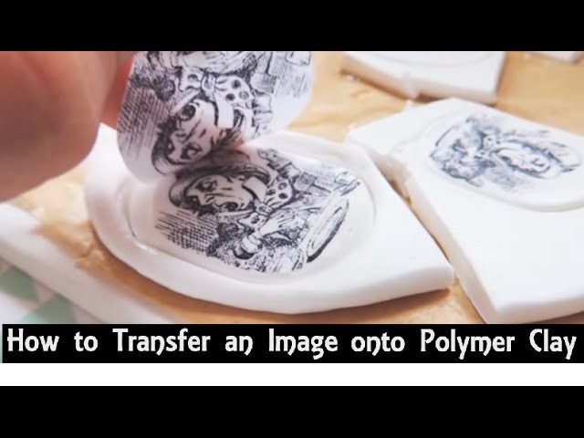How To: Transfer an Image onto Polymer Clay | Make FIMO Clay Charms with Printed Pictures On