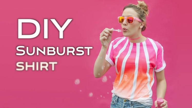 How-To: Tulip ColorShot Sunburst T-Shirt
