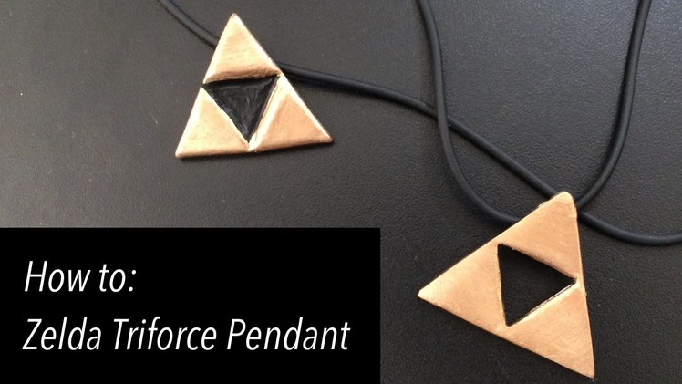 How to: Zelda Triforce Pendant