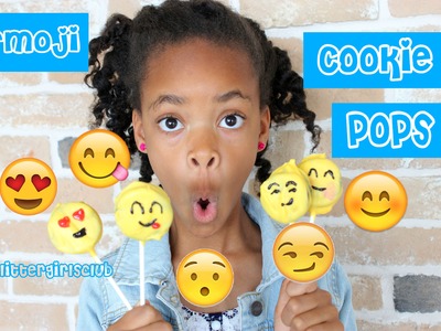 Kid Kitchen- How to Make Emoji Cookie Pops 