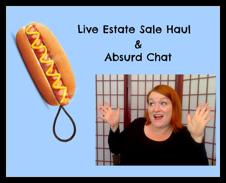 Live Garage Sale & Estate Sale Haul Video Hangout - How I Make Money Selling Online