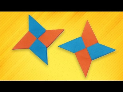 Origami easy - How To Make a Paper Ninja Star (Shuriken)
