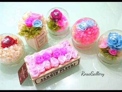 [RosaGallery] How to make a DIY preserved flower crystal ball