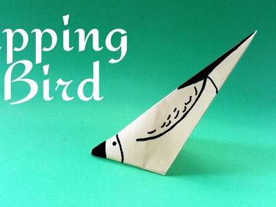 Tutorial on how to make a Paper "Tipping Bird" - Action Origami for Beginners