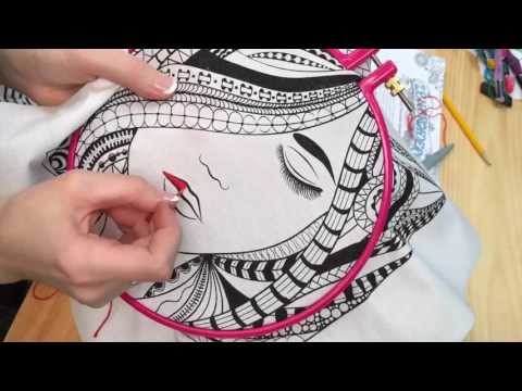 Zenbroidery: How to Satin Stitch