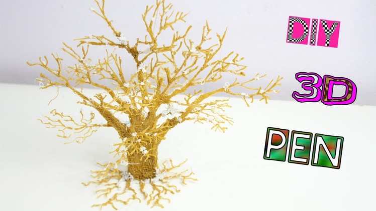 3D PEN - Albero in 3D | How to Make a tree - 3D Printing Pen DIY