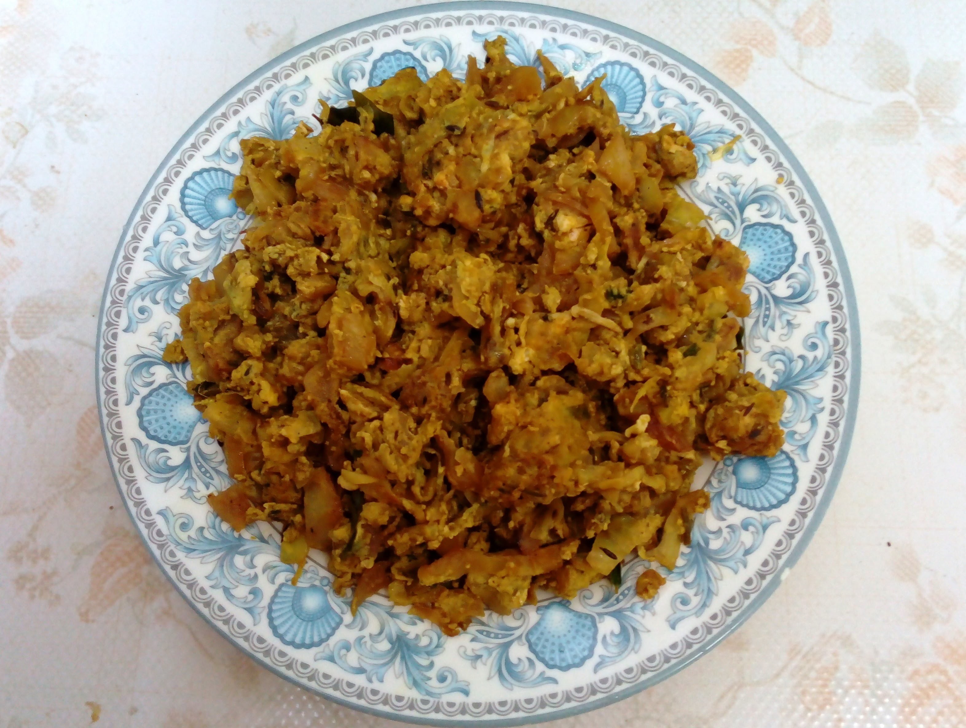 Cabbage Egg, Cabbage Egg recipe, how to make Cabbage Egg Fry, Easy to