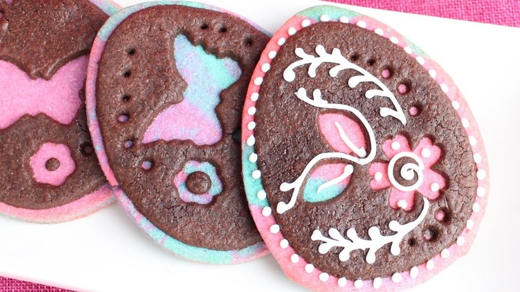 Cut-out easter egg cookies - How to make easy Easter cookies - Family friendly project