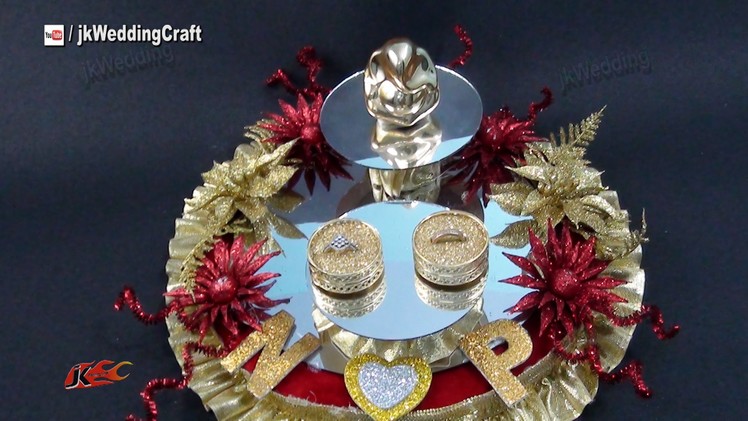 DIY Engagement. Wedding Ring Platter | How to make | JK Wedding Craft 078