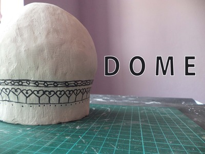 DOME - LOWER HALF | How to make a model of Taj Mahal | Architecture Model Making