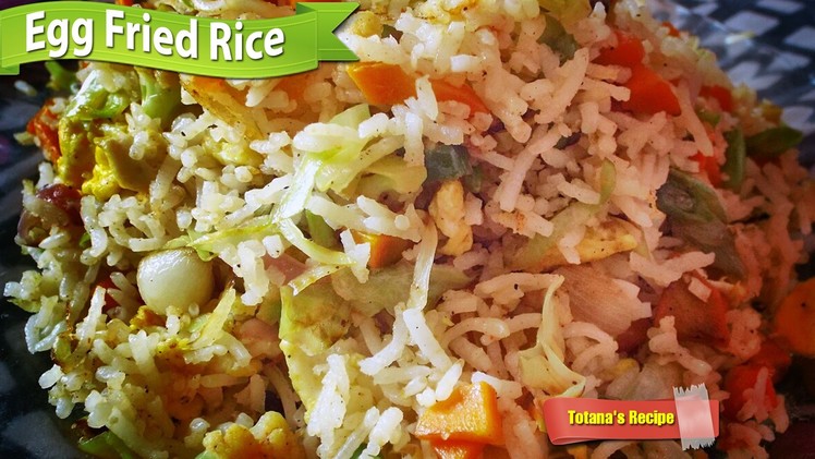 Easy Egg Fried Rice: Restaurant Style Egg Fried Rice Recipe at home